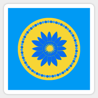 blue flower Sticker